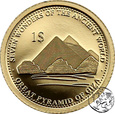 NMS, Wyspy Salomona, 1 dolar, 2016, Piramidy w Gizie