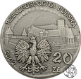 III RP, 20 złotych, 2002, Zamek w Malborku