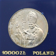 PRL, 10000 złotych, 1987, Jan Paweł II