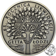 III RP, 20 złotych, 2009, Likwidacji Getta w Łodzi 