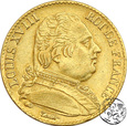 Francja, 20 franków, 1815 B, Rouen 