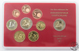 Niemcy, 5 x zestaw monet euro, 2006, mennice - A/D/F/G/J, proof
