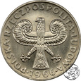 PRL, 10 złotych, 1966, nikiel, Mała kolumna, PRÓBA