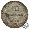 Zabór rosyjski, 10 groszy, 1840 