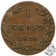 Polska, 1 grosz, 1839