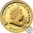 NMS, Wyspy Cooka, 10 dolarów, 2009, Jan Paweł II (4)