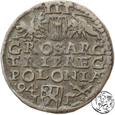 Polska, Zygmunt III Waza, trojak, 1594, Wschowa