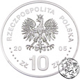 III RP, 10 złotych, 2005, Poniatowski półpostać 