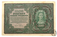 Polska, II RP, 500 marek polskich, 1919 II Seria E