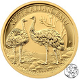Australia, 100 dolarów, 2019, Emu, uncja złota