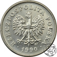 Polska, 50 groszy, 1990