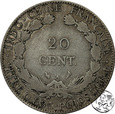 Indochiny Francuskie, 20 centów, 1911