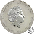 Australia, 30 dolarów, 2011, Rok Królika, 1 kilogram Ag