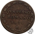 Watykan, quattrino, 1825 R