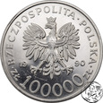 III RP, 100000 złotych, 1990, Solidarność (11)