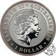 Australia, dolar, 2009, Koala, uncja srebra