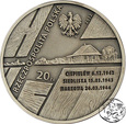 III RP, 20 złotych, 2012, Polacy ratujący Żydów 