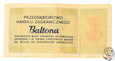 Polska, bon towarowy Baltona, 2 centy, 1973 A