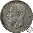 Belgia, 5 franków, 1870