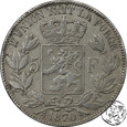 Belgia, 5 franków, 1870