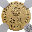 Polska, 25 złotych, 2009, Solidarność, Wybory 4 czerwca, NGC PF 70