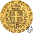 Włochy, Sardynia, 20 lirów, 1842