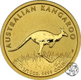Australia, 15 dolarów, 2008, 1/10 uncji złota, Kangur