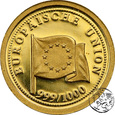 NMS, numizmat, Unia Europejska, 1999, Au 999, Adenauer