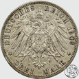 Niemcy, Badenia, 3 marki 1909 G