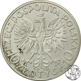 II RP, 10 złotych, 1932,  głowa kobiety bez znaku