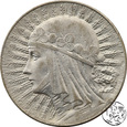 II RP, 5 złotych, 1934,  głowa kobiety