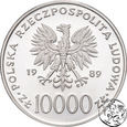 Polska, 10000 złotych, 1989, Jan Paweł II - pastorał