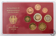 Niemcy, 5 x zestaw monet euro, 2003, mennice - A/D/F/G/J, proof