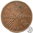 Szwecja, 1/4 skilling, 1819