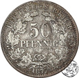 Niemcy, 50 pfennig, 1877 G