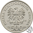 PRL, 500 złotych, 1986, XII MŚ w Piłce Nożnej - Meksyk 86