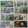 Swiat, banknoty fantazyjne / regionalne, LOT 10 szt