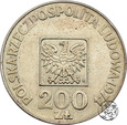PRL, 200 złotych, 1974, XXX Lat PRL st.2/3