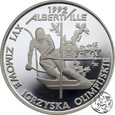 III RP, 200000 złotych, 1991, Albertville narciarz