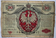 Polska, 50 marek polskich, 1916, Jenerał A