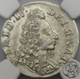 Skandynawia, Dania, 8 skillingów, 1704, Fryderyk IV, NGC MS 65