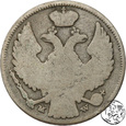 Zabór rosyjski, 15 kopiejek - 1 złoty, 1838 MW 