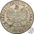 II RP, 10 złotych, 1932, głowa kobiety, bez znaku