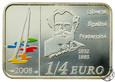 Francja, 1/4 euro, 2008, Malarze - Édouard Manet