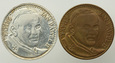 Polska, 2 x medal, Jan Paweł II Papież, Ag 830 + Cu
