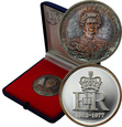 Niemcy, medal, Elżbieta II, 25 jubileusz koronacji, Ag 999