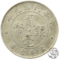 Chiny, 2 jiao / 20 cents, 1920, prowincja Kwangtung
