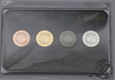 Luksemburg, zestaw 4 x 2 euro 2011, różne metale