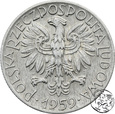 PRL, 5 złotych, 1959, rybak