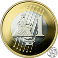 Numizmat, Malta, 2003, próbne euro, Ag 999